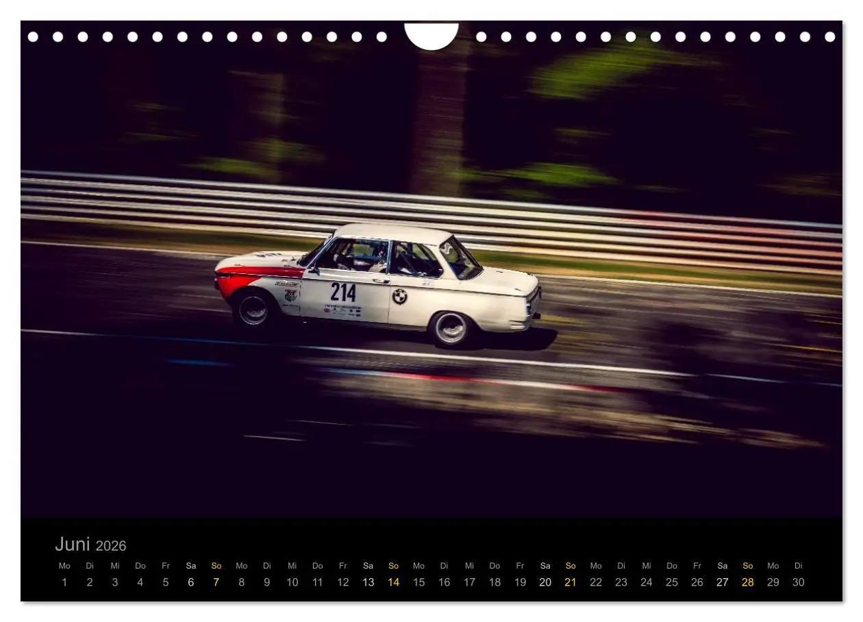 Bild: 9783457954645 | Classic BMW Racing (Wandkalender 2026 DIN A4 quer), CALVENDO...