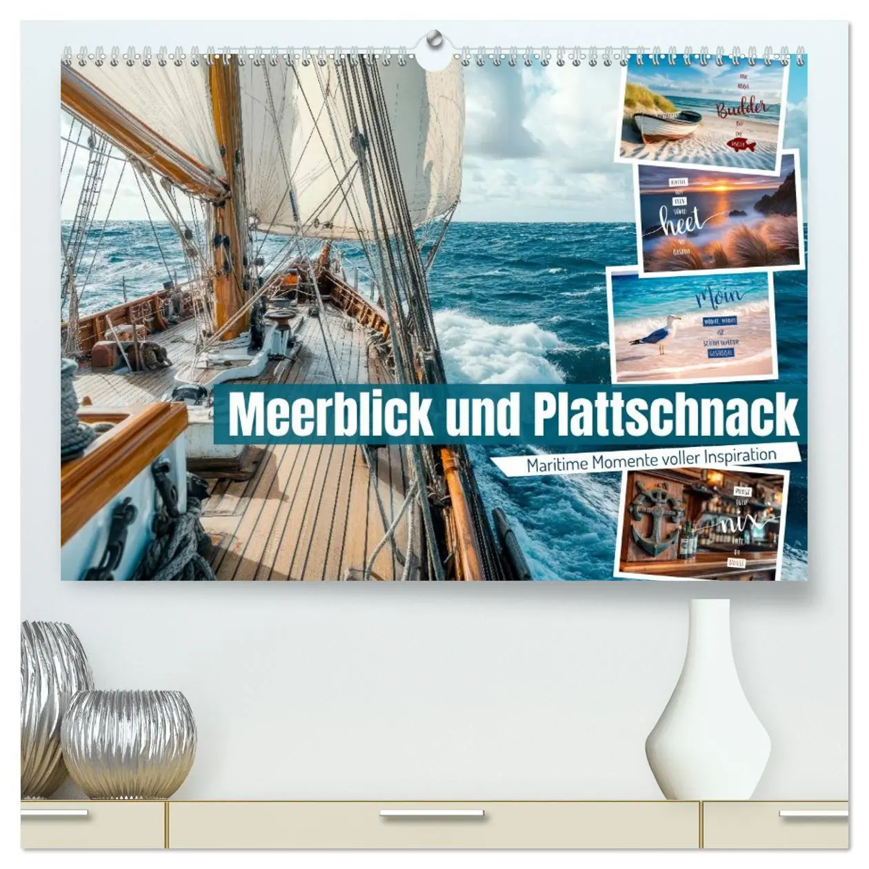 Cover: 9783516594645 | Meerblick und Plattschnack (hochwertiger Premium Wandkalender 2026...