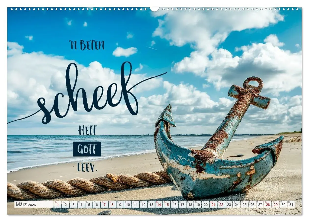 Bild: 9783516594645 | Meerblick und Plattschnack (hochwertiger Premium Wandkalender 2026...