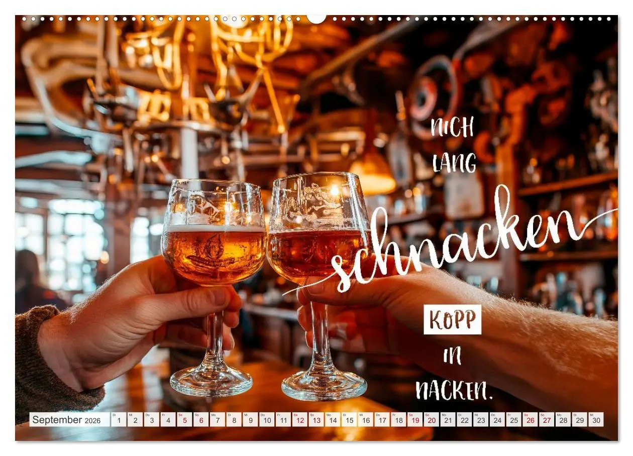 Bild: 9783516594645 | Meerblick und Plattschnack (hochwertiger Premium Wandkalender 2026...