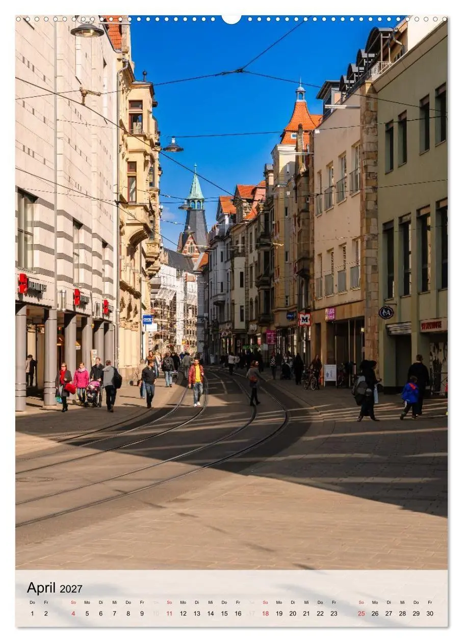 Bild: 9783516804645 | Ein Blick auf Erfurt in Farbe (Wandkalender 2027 DIN A2 hoch),...