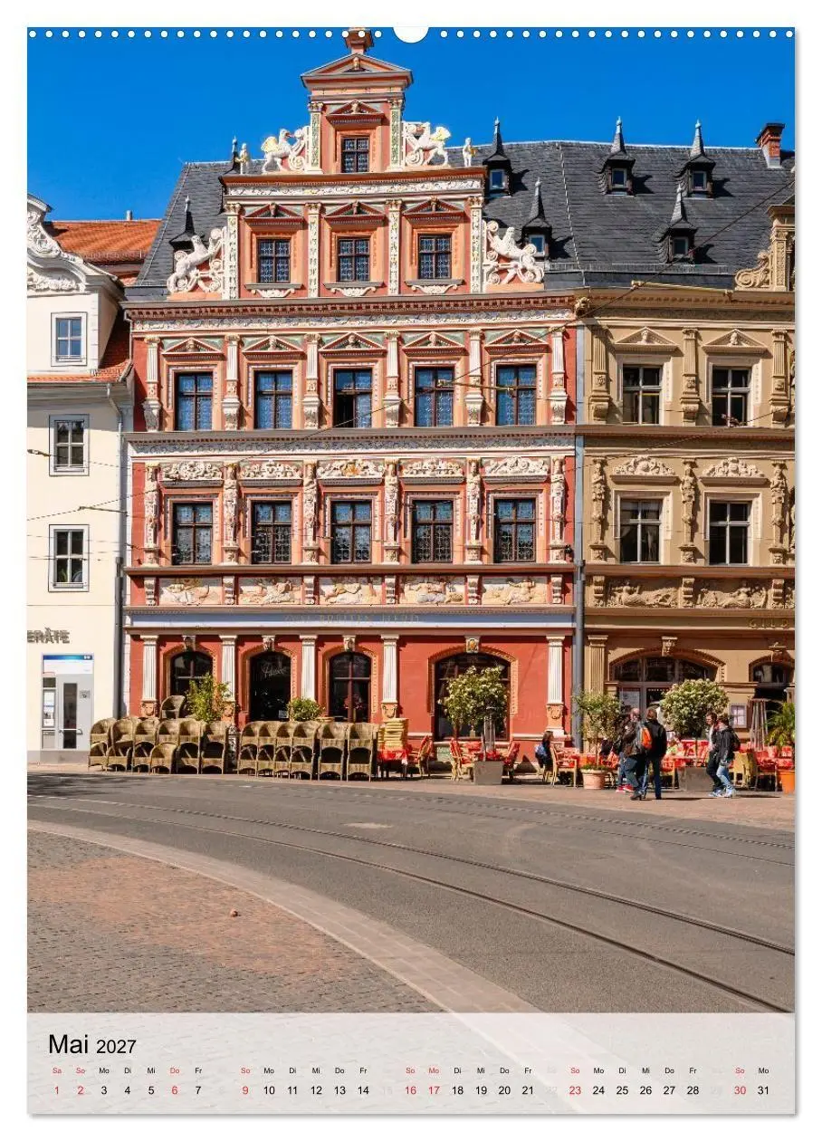 Bild: 9783516804645 | Ein Blick auf Erfurt in Farbe (Wandkalender 2027 DIN A2 hoch),...
