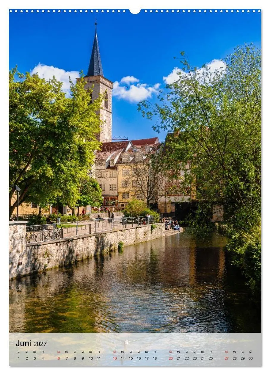 Bild: 9783516804645 | Ein Blick auf Erfurt in Farbe (Wandkalender 2027 DIN A2 hoch),...