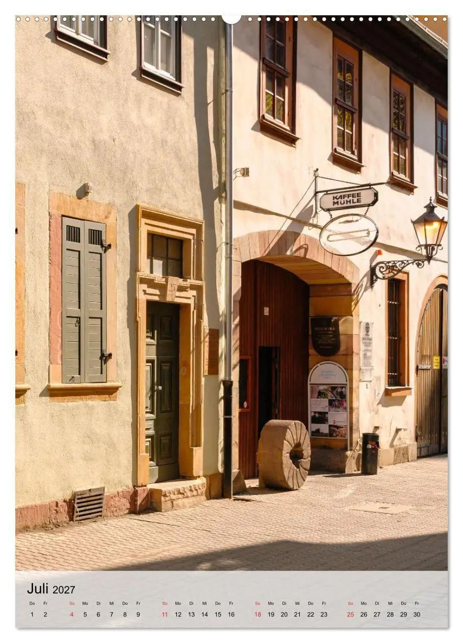 Bild: 9783516804645 | Ein Blick auf Erfurt in Farbe (Wandkalender 2027 DIN A2 hoch),...