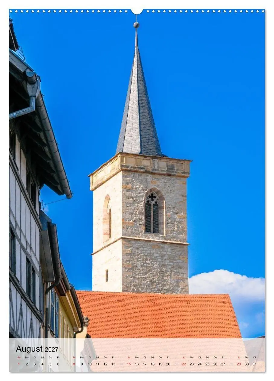 Bild: 9783516804645 | Ein Blick auf Erfurt in Farbe (Wandkalender 2027 DIN A2 hoch),...