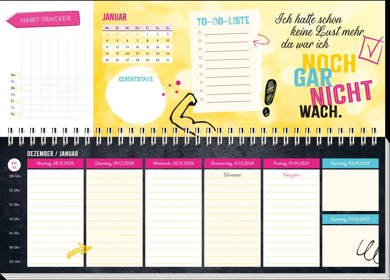 Bild: 4036442014745 | Tischkalender 2027 quer: Am Ende der Nerven ist noch längst nicht...