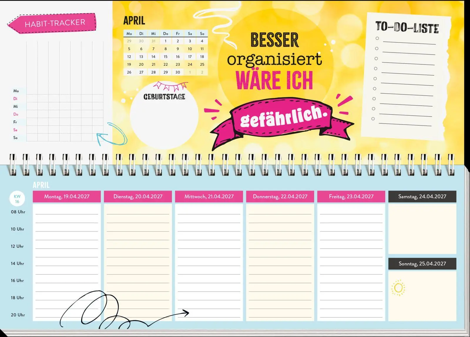 Bild: 4036442014745 | Tischkalender 2027 quer: Am Ende der Nerven ist noch längst nicht...