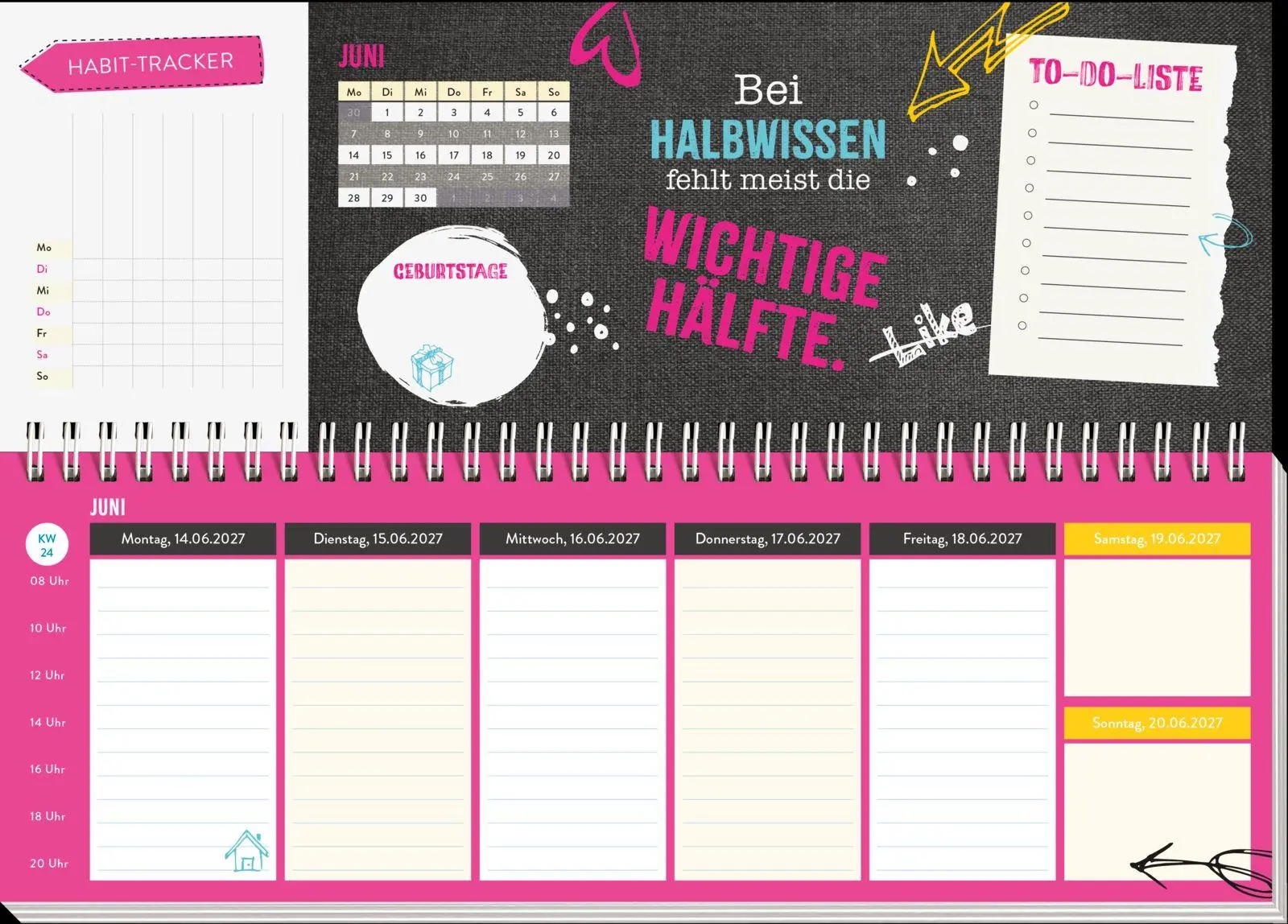 Bild: 4036442014745 | Tischkalender 2027 quer: Am Ende der Nerven ist noch längst nicht...