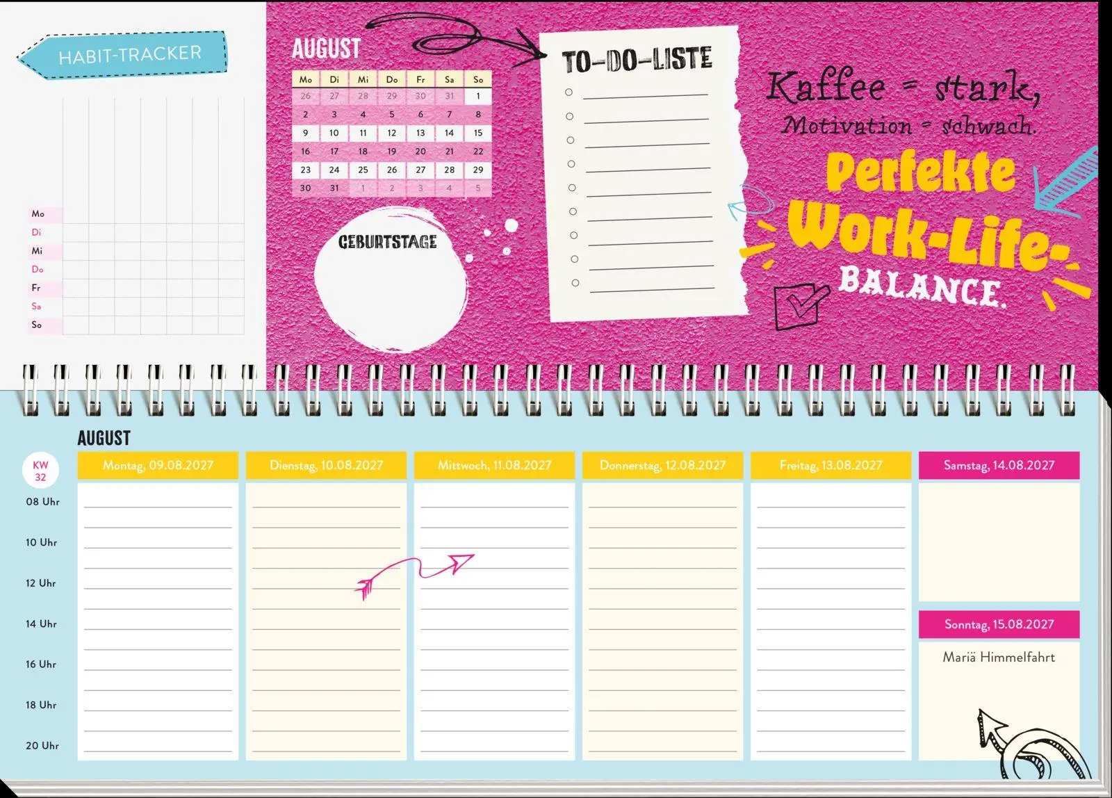Bild: 4036442014745 | Tischkalender 2027 quer: Am Ende der Nerven ist noch längst nicht...