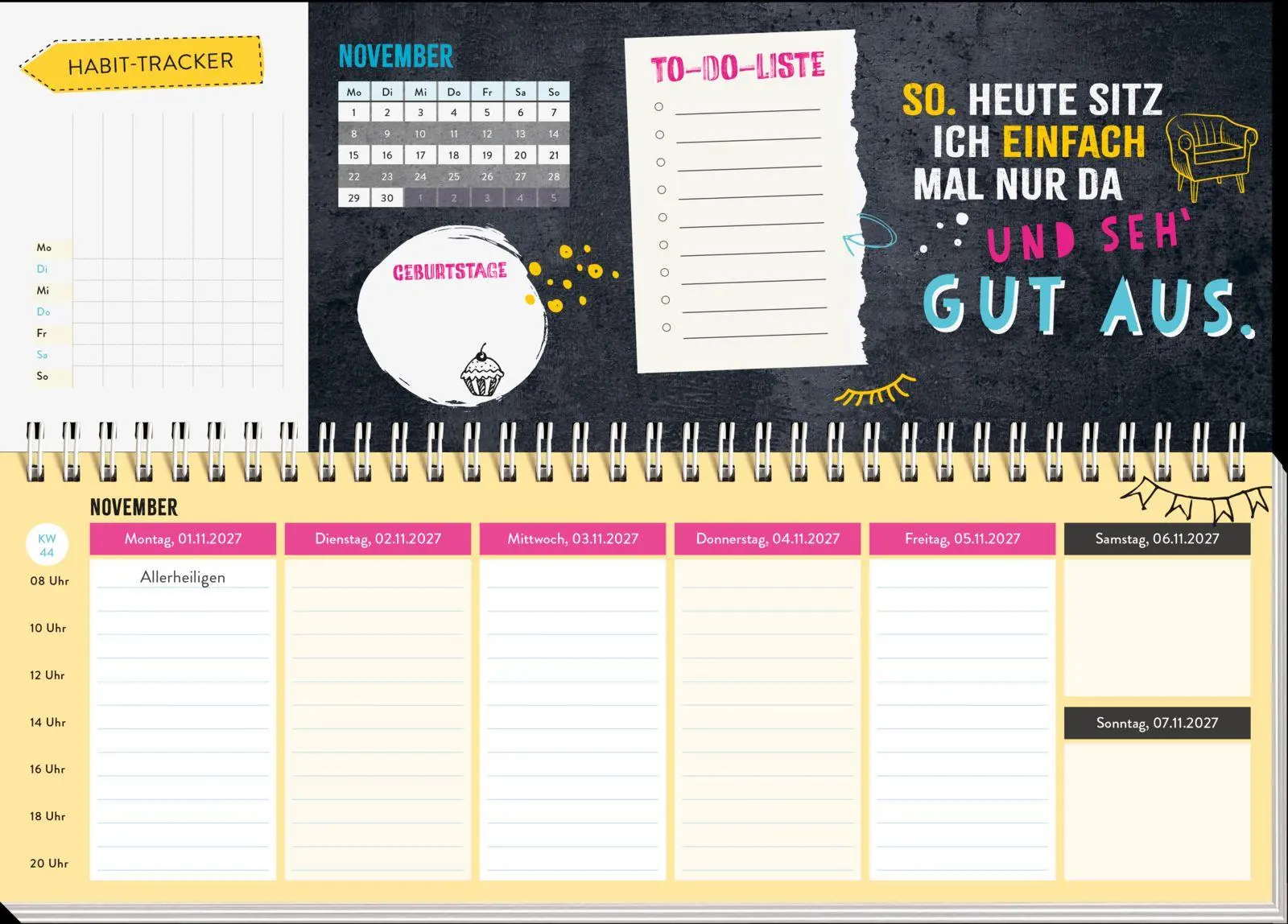 Bild: 4036442014745 | Tischkalender 2027 quer: Am Ende der Nerven ist noch längst nicht...
