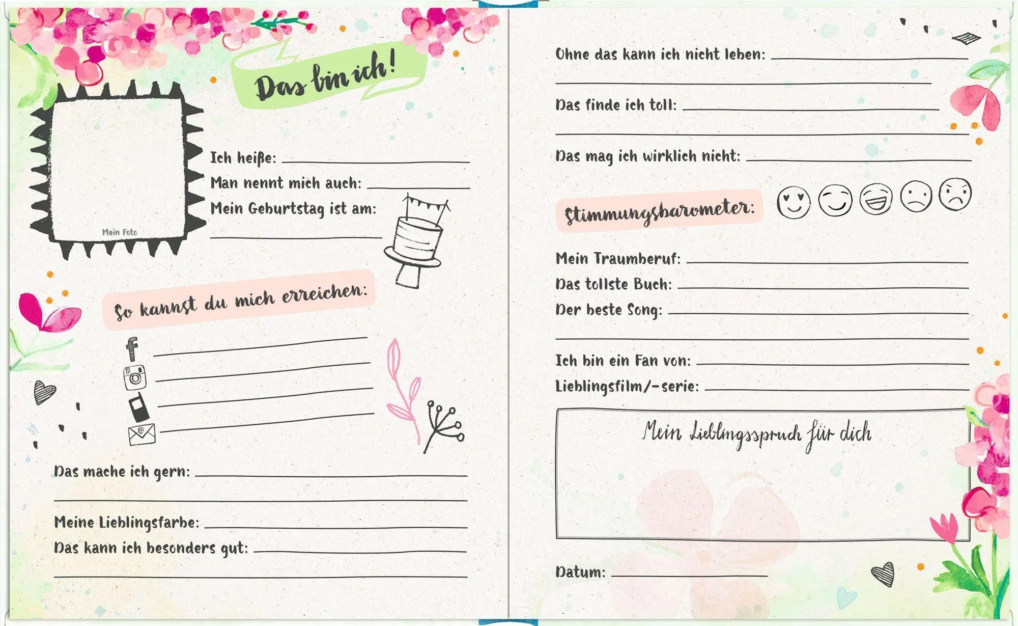 Bild: 4050003954745 | Freundebuch - Best friends | Handlettering | Buch | 96 S. | Deutsch