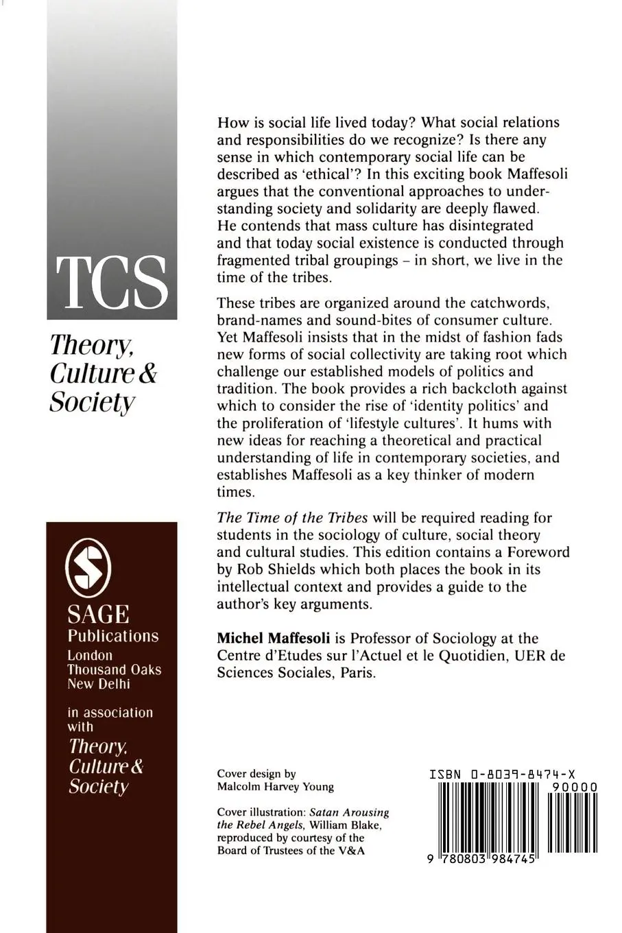 Rückseite: 9780803984745 | The Time of the Tribes | The Decline of Individualism in Mass Society