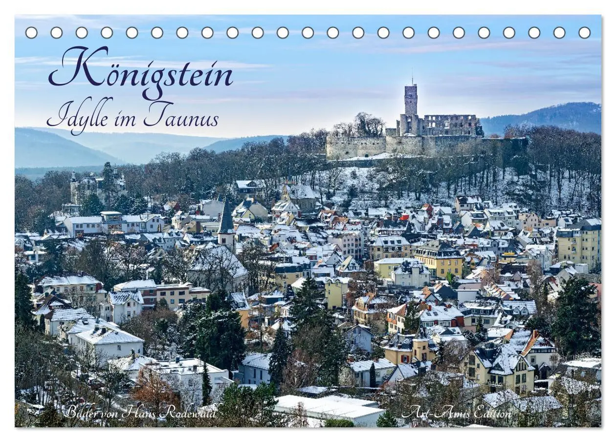 Cover: 9783457634745 | Königstein - Idylle im Taunus (Tischkalender 2026 DIN A5 quer),...