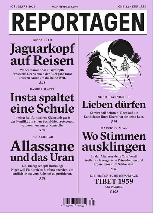 Cover: 9783906024745 | Reportagen #75 | Das unabhängige Magazin für erzählte Gegenwart | Buch