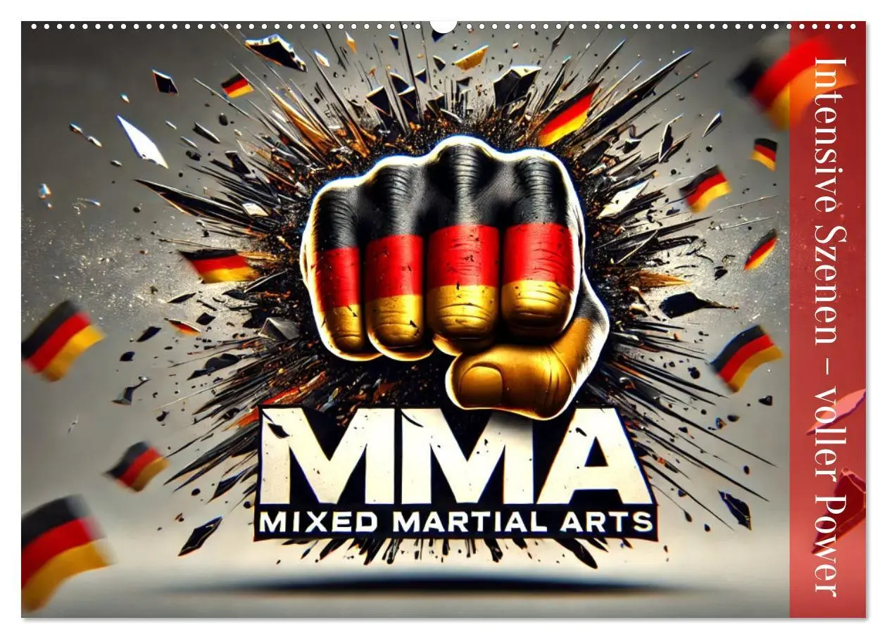 Cover: 9783457314845 | MMA Germany - Mixed Martial Arts Power (Wandkalender 2026 DIN A2...