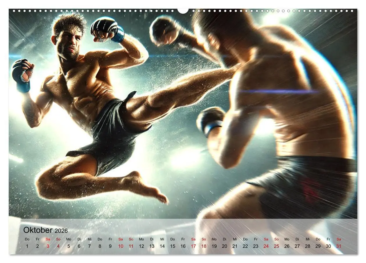 Bild: 9783457314845 | MMA Germany - Mixed Martial Arts Power (Wandkalender 2026 DIN A2...