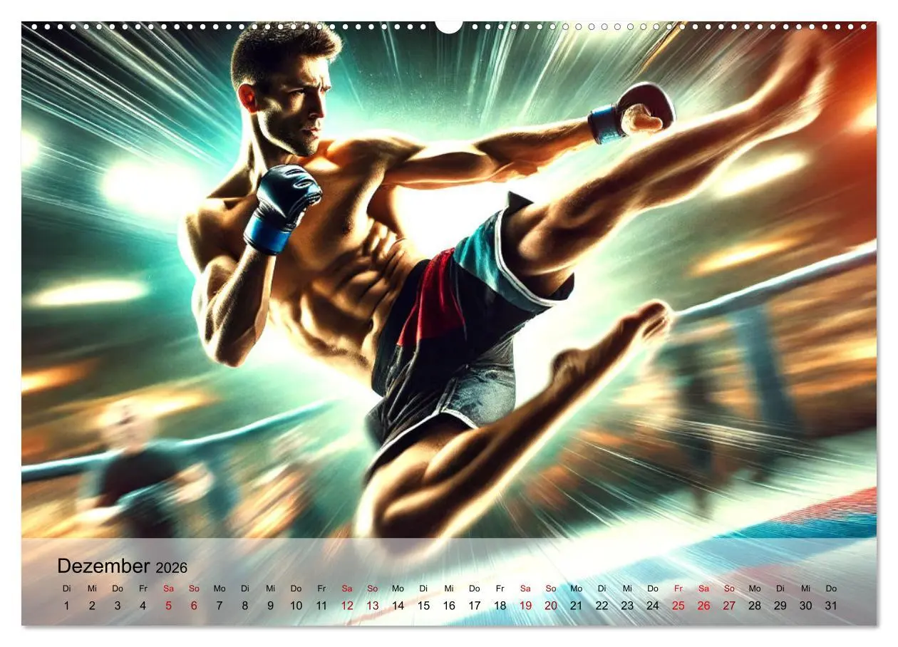 Bild: 9783457314845 | MMA Germany - Mixed Martial Arts Power (Wandkalender 2026 DIN A2...