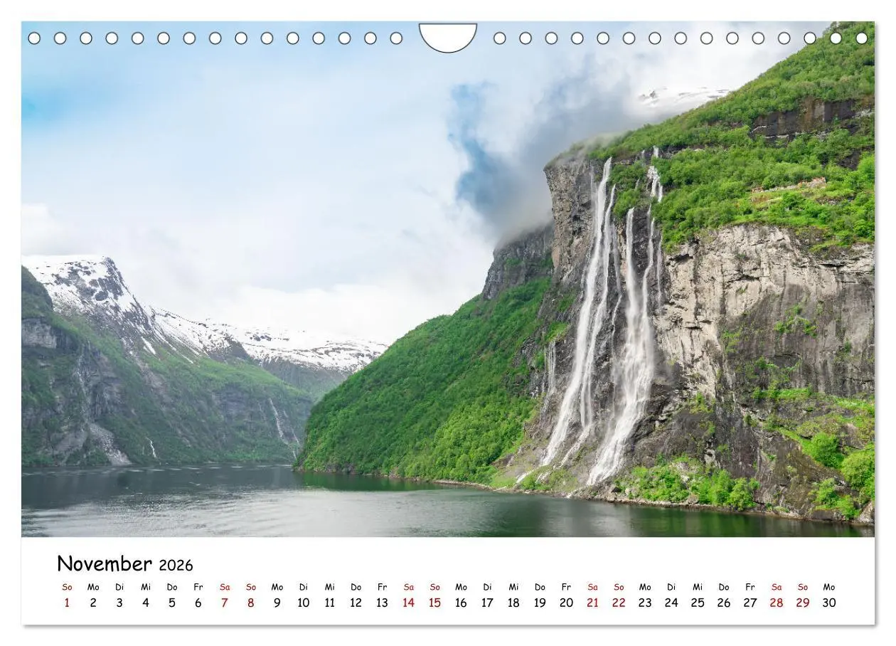Bild: 9783457554845 | Norwegens wunderschöne Fjorde (Wandkalender 2026 DIN A4 quer),...