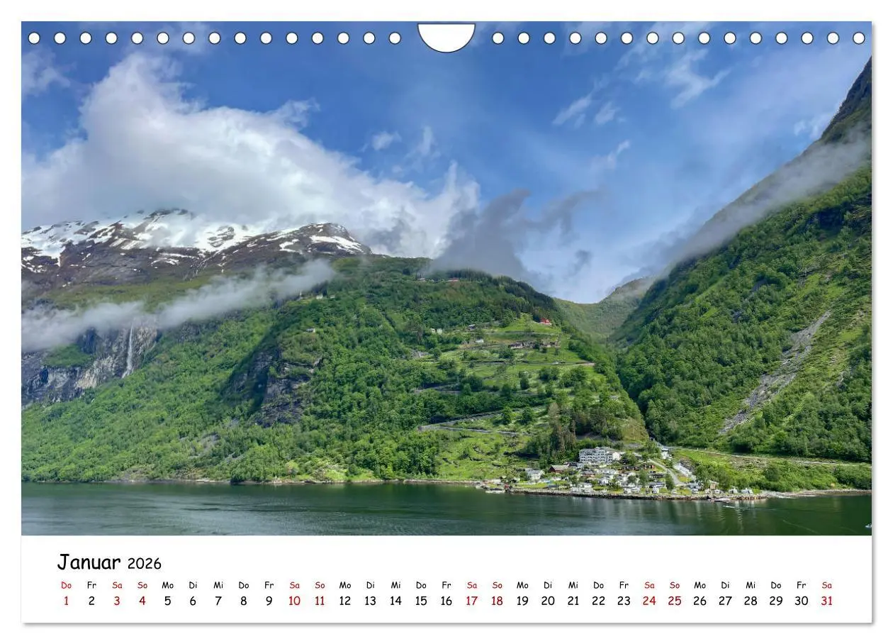 Bild: 9783457554845 | Norwegens wunderschöne Fjorde (Wandkalender 2026 DIN A4 quer),...