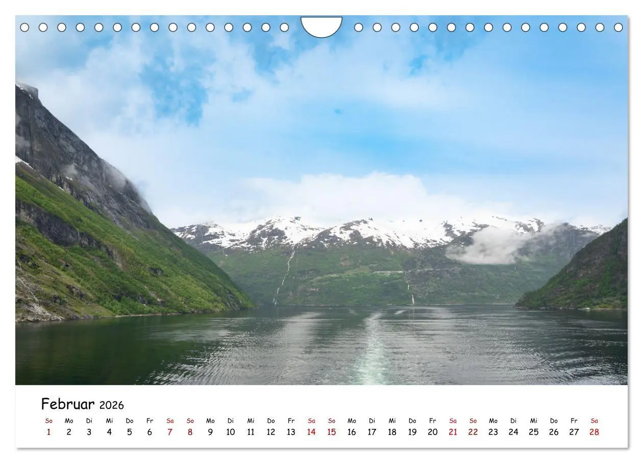 Bild: 9783457554845 | Norwegens wunderschöne Fjorde (Wandkalender 2026 DIN A4 quer),...