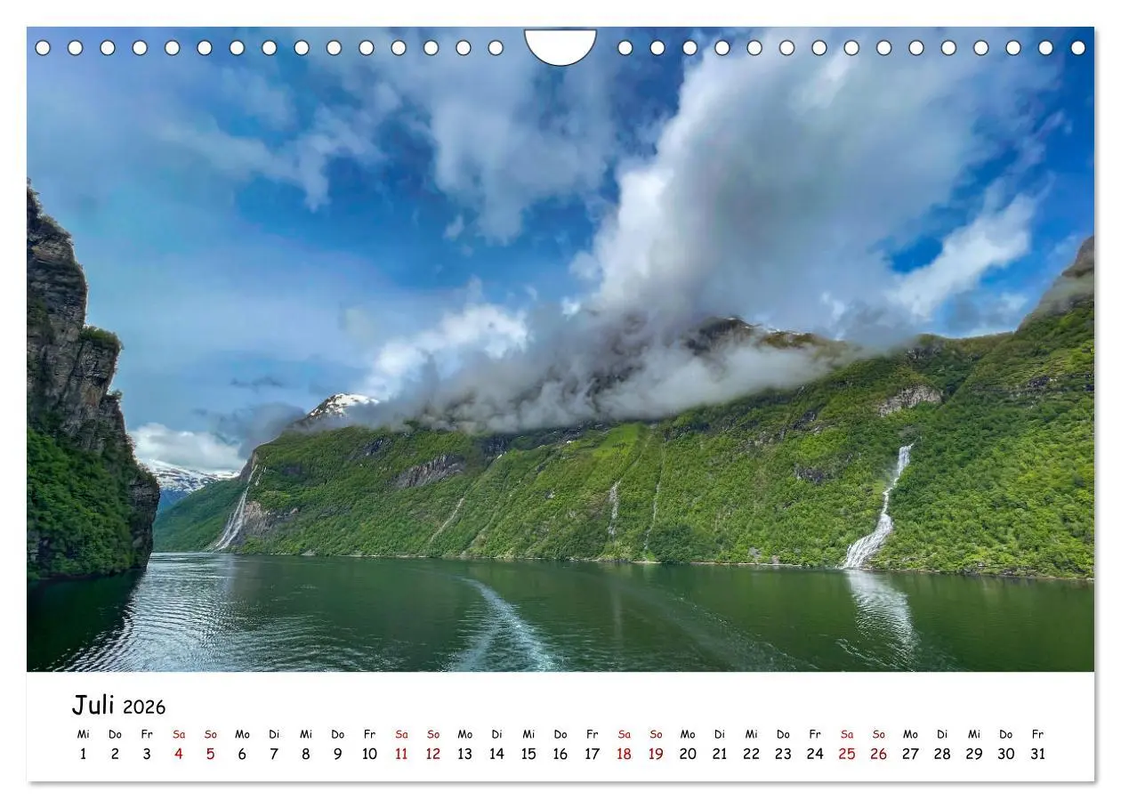 Bild: 9783457554845 | Norwegens wunderschöne Fjorde (Wandkalender 2026 DIN A4 quer),...