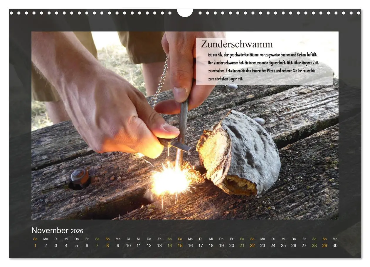 Bild: 9783457934845 | Outdoor-Survival-Kalender (Wandkalender 2026 DIN A3 quer), CALVENDO...
