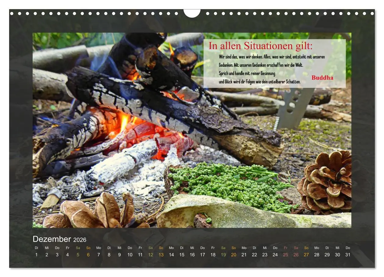 Bild: 9783457934845 | Outdoor-Survival-Kalender (Wandkalender 2026 DIN A3 quer), CALVENDO...