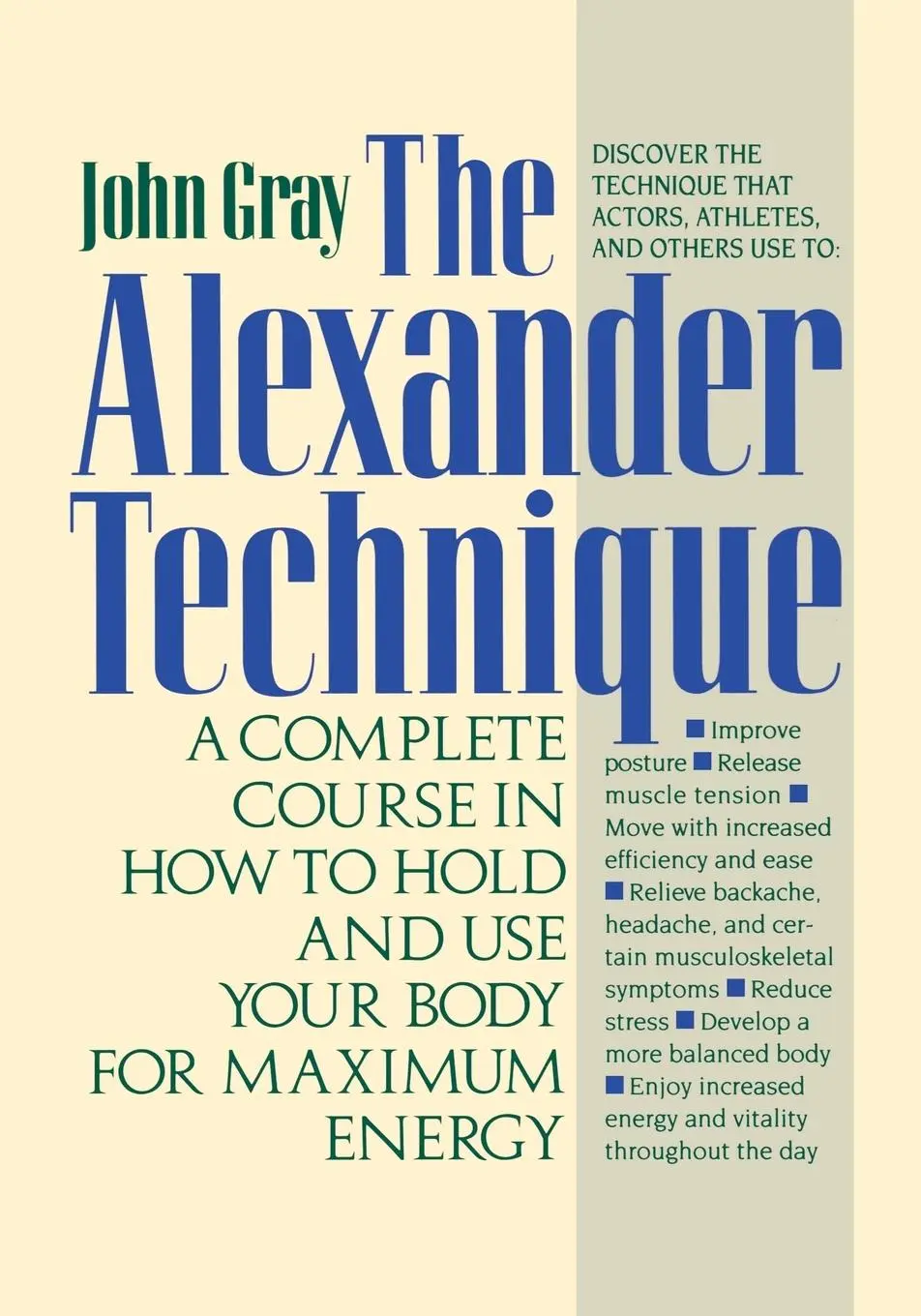 Cover: 9780312064945 | The Alexander Technique | John Gray | Taschenbuch | Englisch | 2000