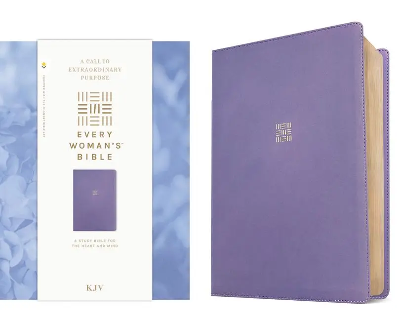 Cover: 9781496485045 | KJV Every Woman's Bible, Filament Enabled (Leatherlike, Periwinkle...