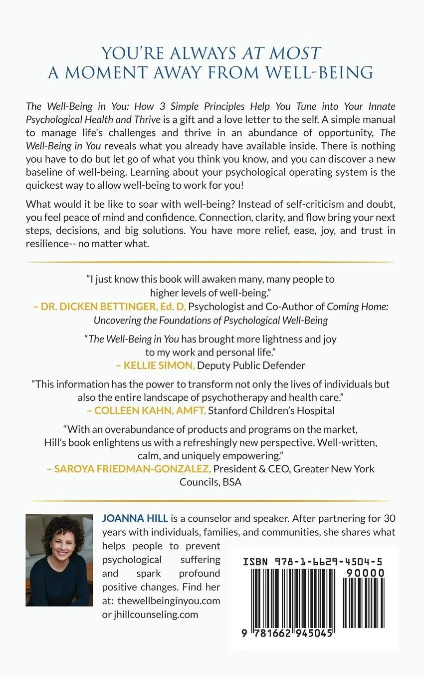 Rückseite: 9781662945045 | The Well-Being In You | Joanna Hill | Taschenbuch | Englisch | 2024
