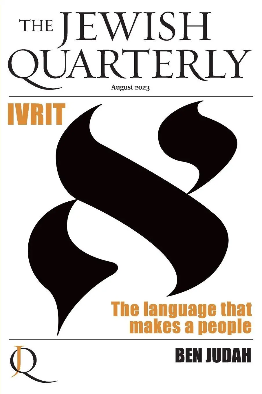 Cover: 9781760645045 | Ivrit | The Language That Makes a People; Jewish Quarterly 253 | Buch