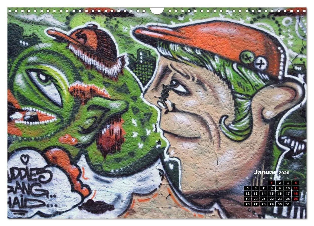 Bild: 9783516145045 | Street-Art 2026 / CH-Version (Wandkalender 2026 DIN A3 quer),...