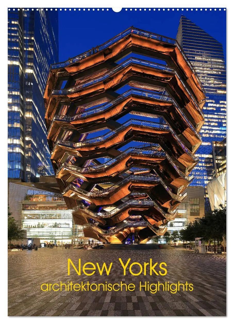 Cover: 9783516385045 | New Yorks architektonische Highlights (Wandkalender 2026 DIN A2...