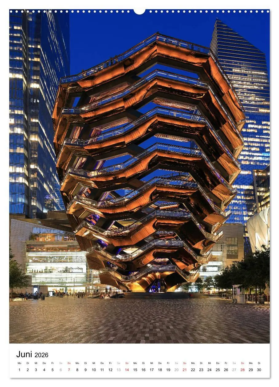 Bild: 9783516385045 | New Yorks architektonische Highlights (Wandkalender 2026 DIN A2...
