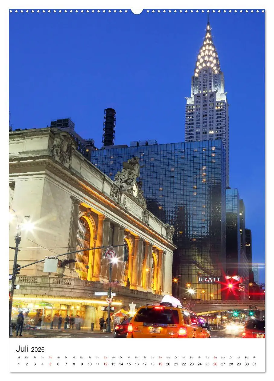 Bild: 9783516385045 | New Yorks architektonische Highlights (Wandkalender 2026 DIN A2...