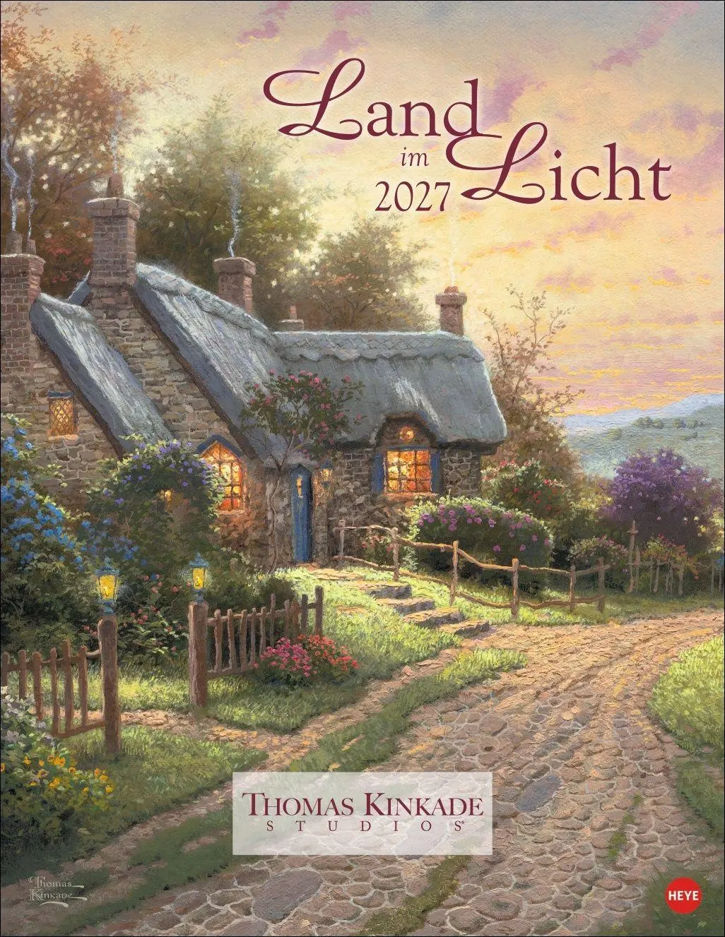 Cover: 9783756415045 | Thomas Kinkade: Land im Licht Kalender 2027 | Thomas Kinkade | 14 S.