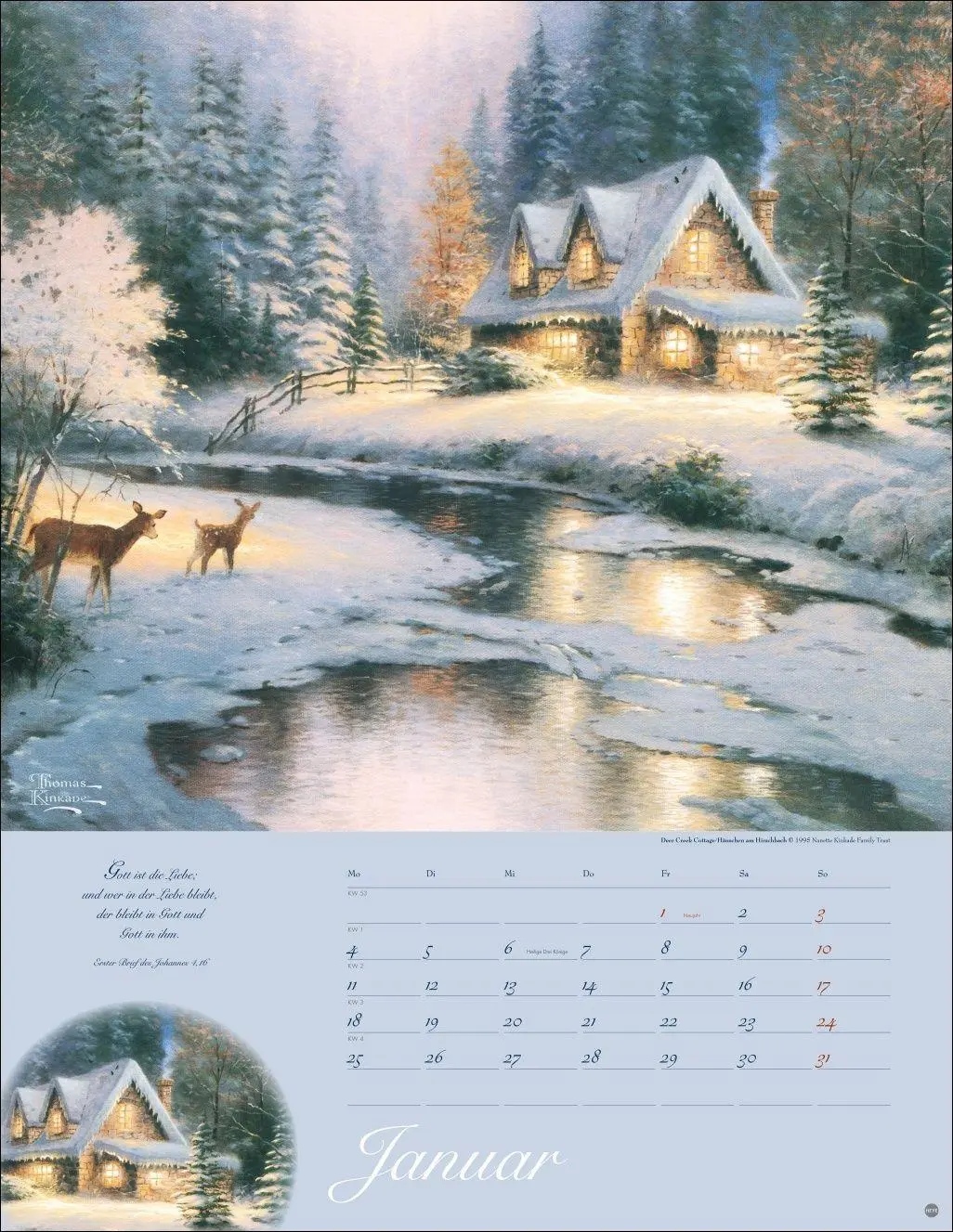 Bild: 9783756415045 | Thomas Kinkade: Land im Licht Kalender 2027 | Thomas Kinkade | 14 S.