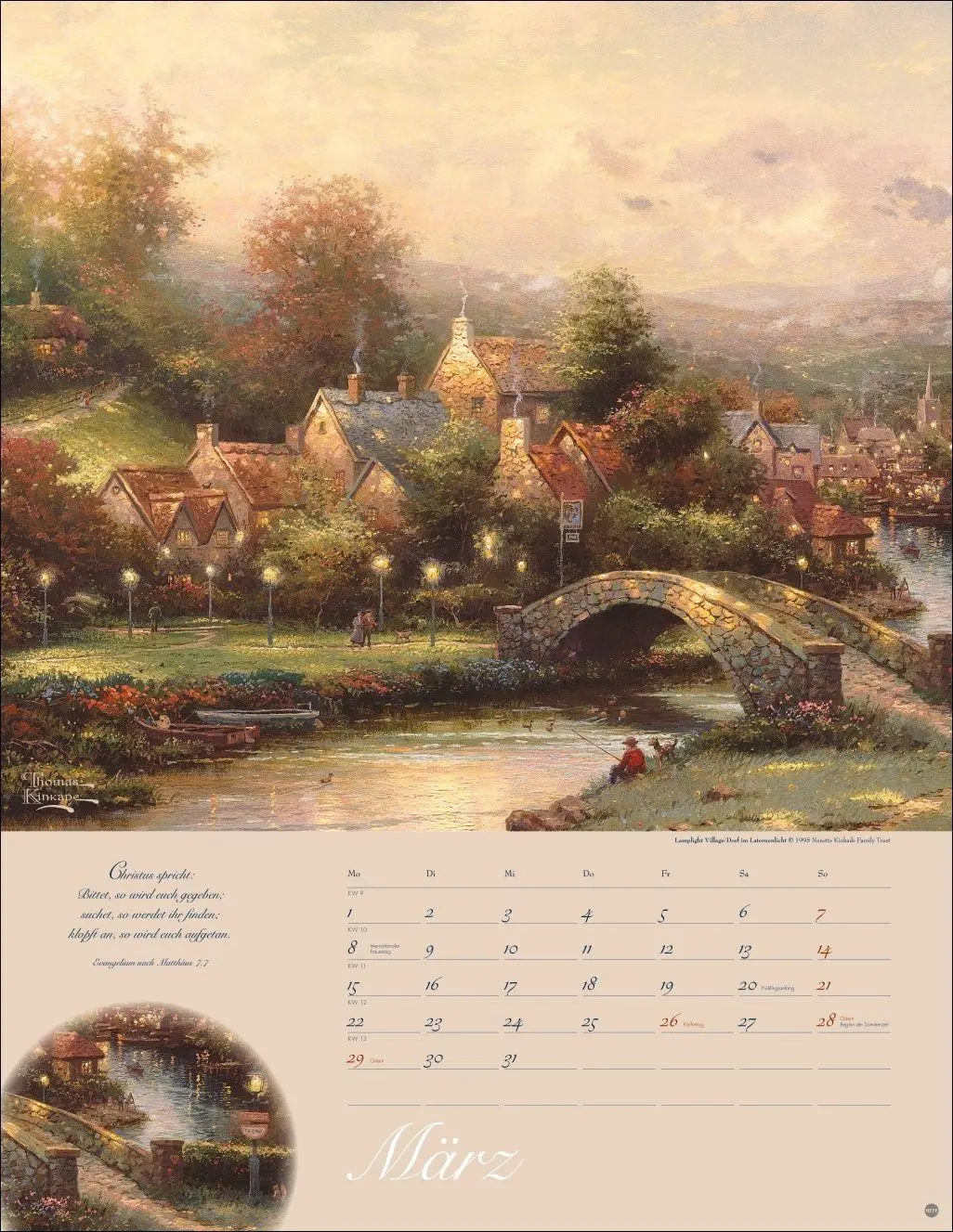 Bild: 9783756415045 | Thomas Kinkade: Land im Licht Kalender 2027 | Thomas Kinkade | 14 S.