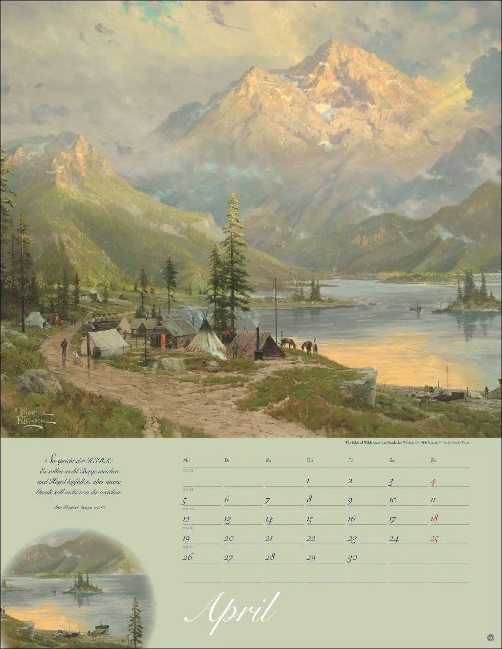 Bild: 9783756415045 | Thomas Kinkade: Land im Licht Kalender 2027 | Thomas Kinkade | 14 S.