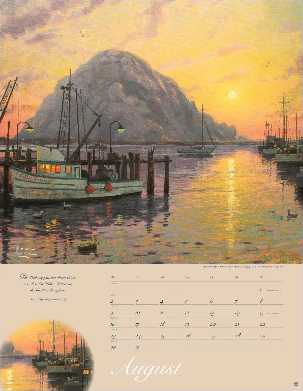 Bild: 9783756415045 | Thomas Kinkade: Land im Licht Kalender 2027 | Thomas Kinkade | 14 S.