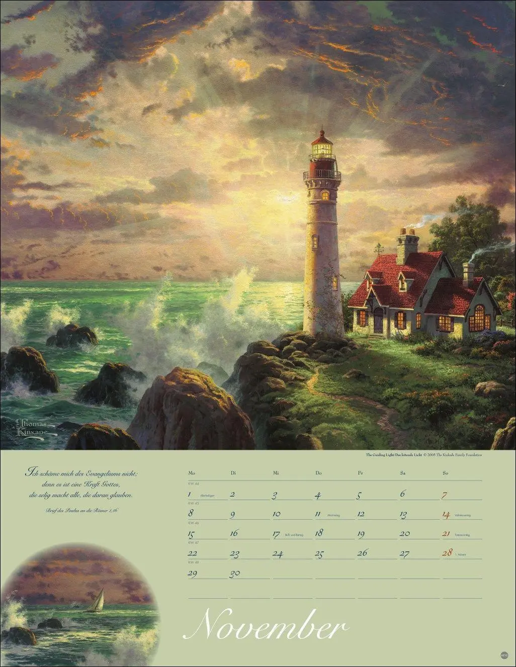 Bild: 9783756415045 | Thomas Kinkade: Land im Licht Kalender 2027 | Thomas Kinkade | 14 S.