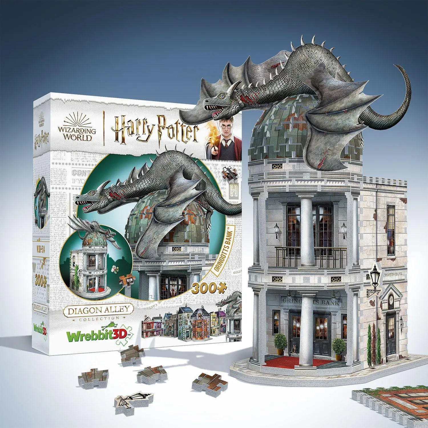 Bild: 665541005145 | Gringotts Bank Harry Potter 3D Puzzle 300 Teile | 3D-PUZZLE | Spiel