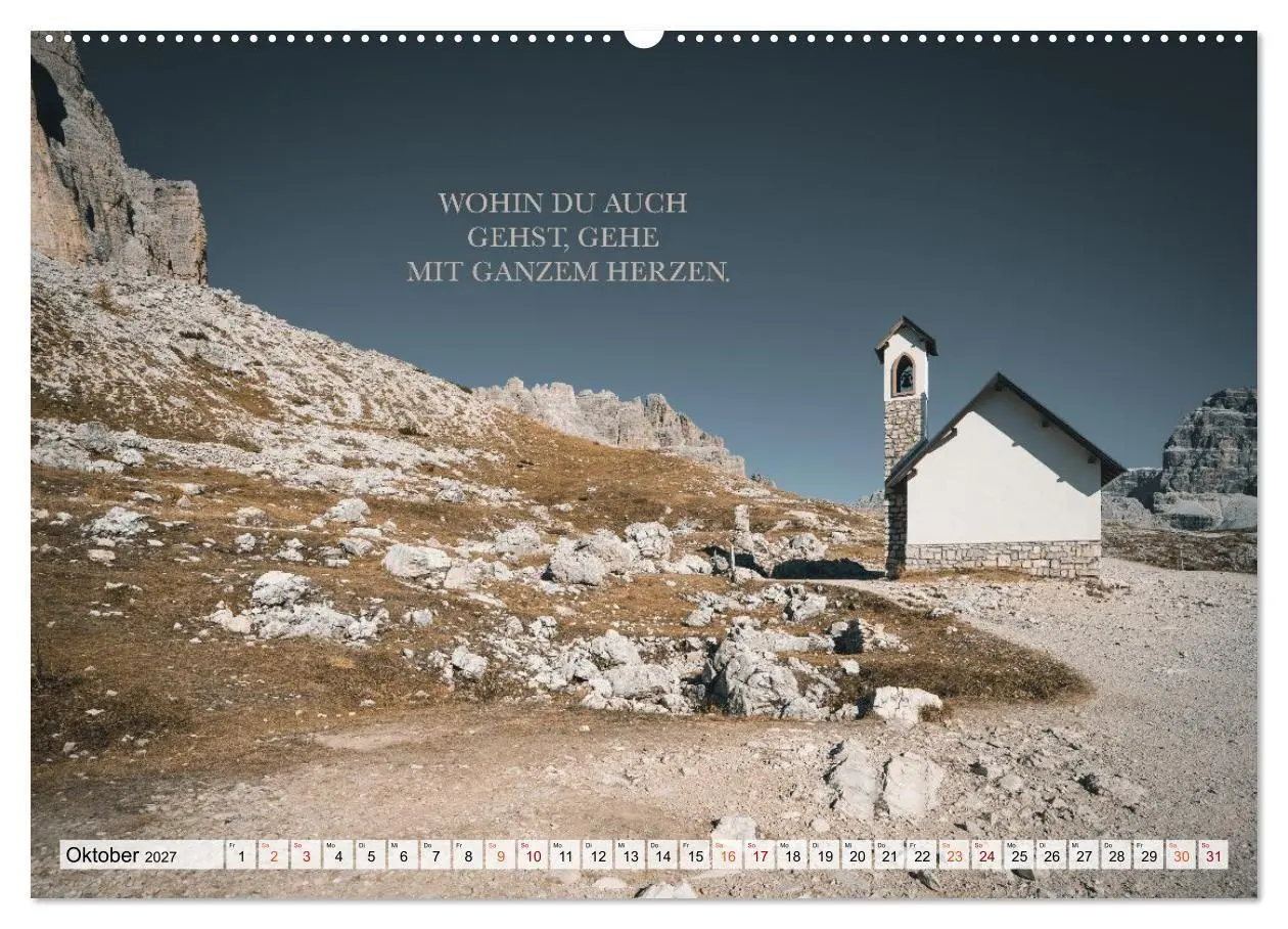 Bild: 9783516755145 | Berge und Sprüche zur Motivation und Inspiration (Wandkalender 2027...