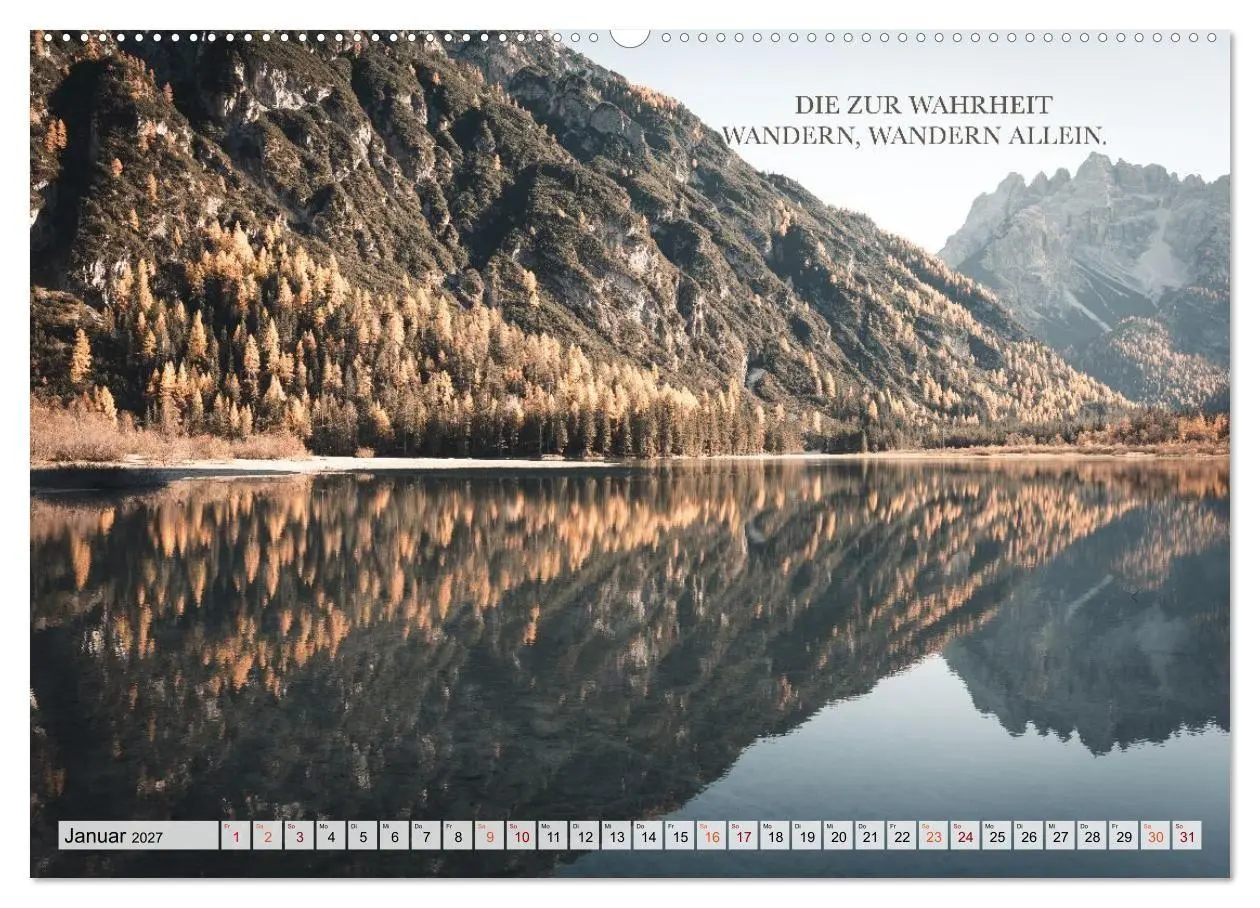 Bild: 9783516755145 | Berge und Sprüche zur Motivation und Inspiration (Wandkalender 2027...
