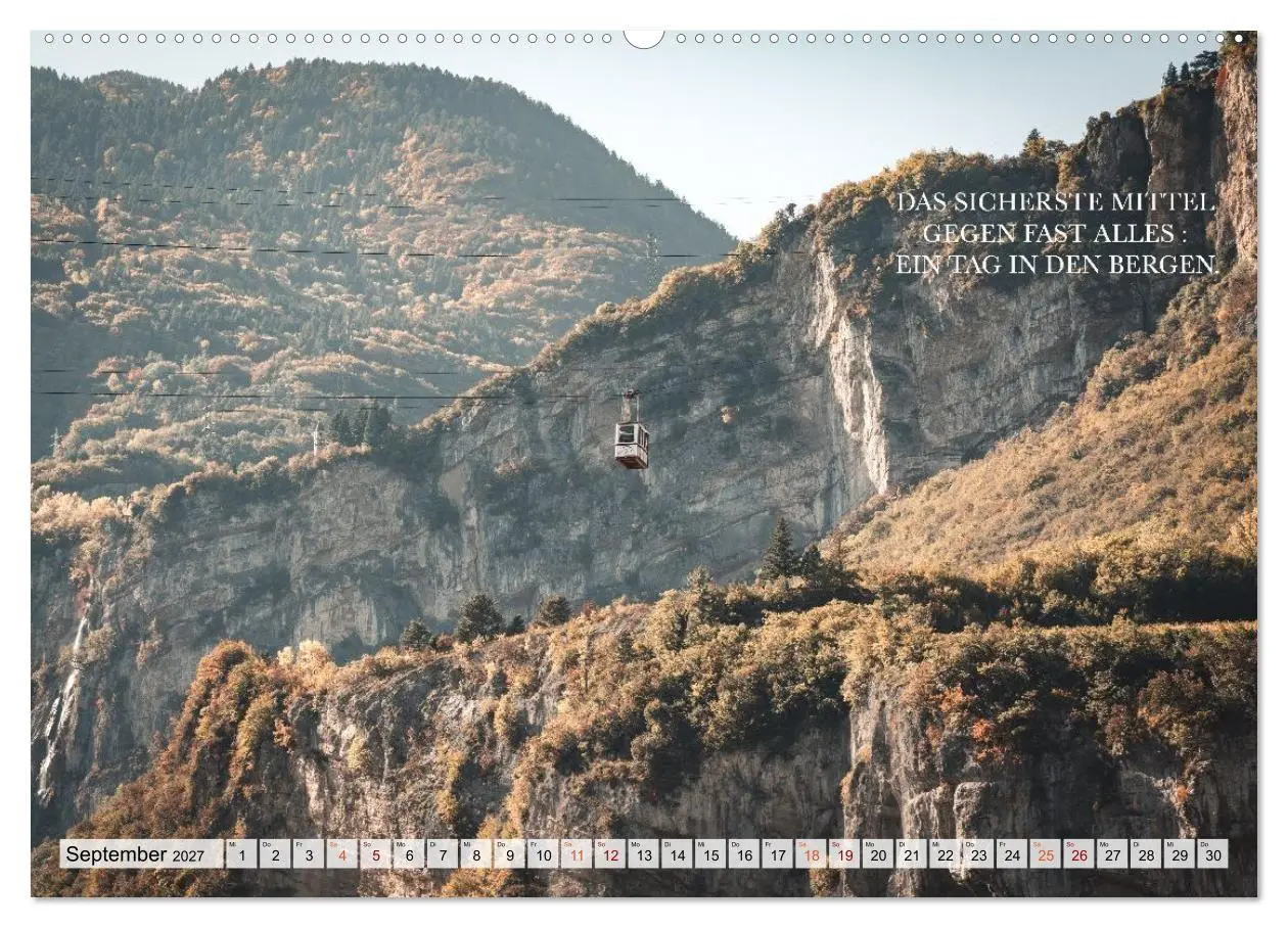 Bild: 9783516755145 | Berge und Sprüche zur Motivation und Inspiration (Wandkalender 2027...