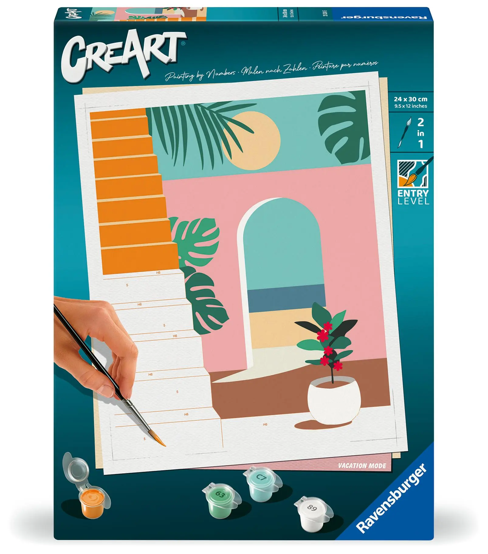 Cover: 4005556255245 | CreArt, Malen nach Zahlen Adults Trend - Urlaubsmodus | Spiel | Spiel