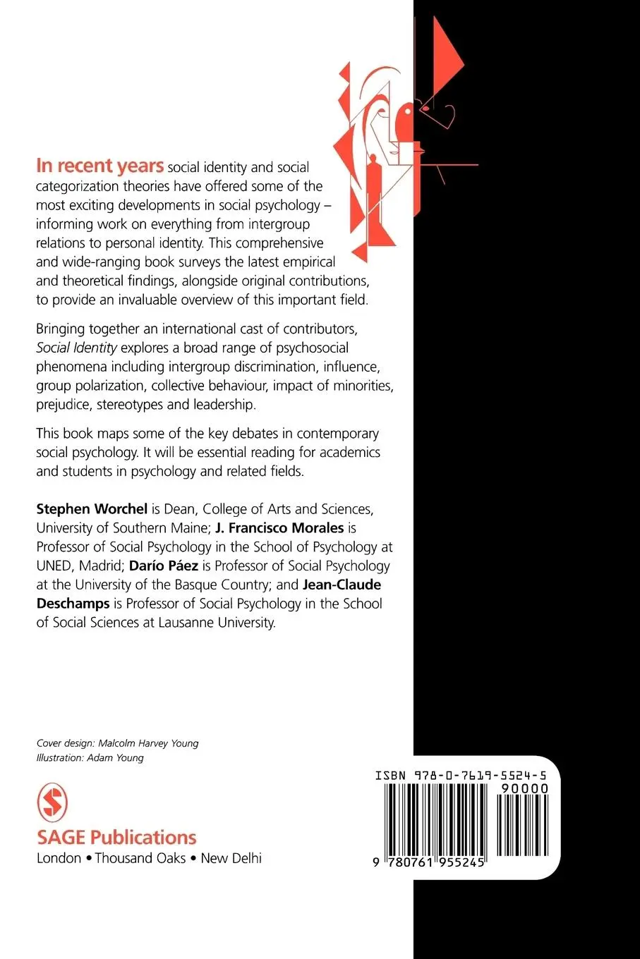 Rückseite: 9780761955245 | Social Identity | International Perspectives | Stephen Worchel (u. a.)