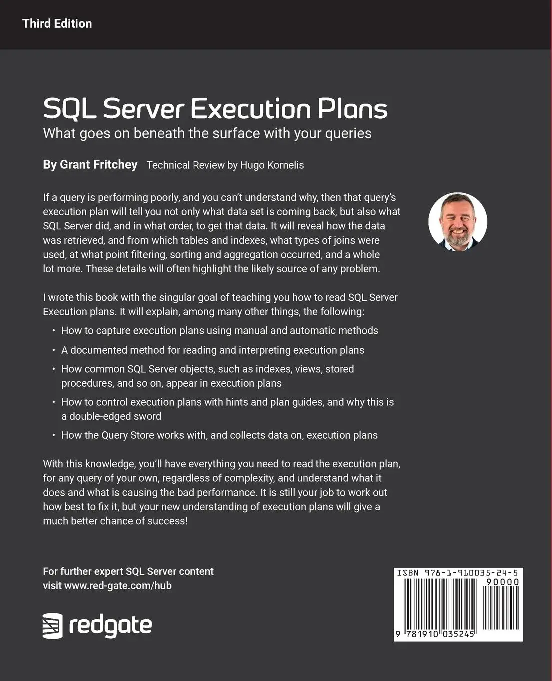 Rückseite: 9781910035245 | SQL Server Execution Plans | Third Edition | Grant Fritchey | Buch