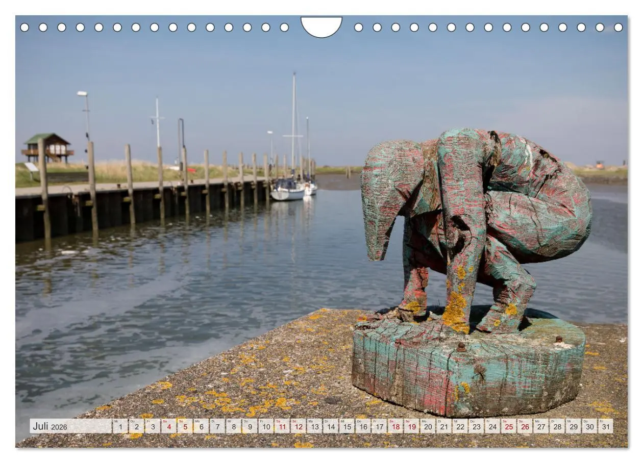 Bild: 9783457585245 | Wunderschöne Hallig Hooge (Wandkalender 2026 DIN A4 quer), CALVENDO...