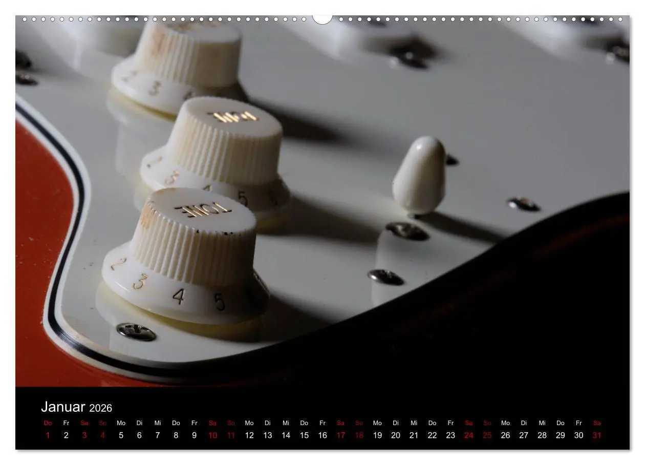 Bild: 9783457895245 | Feinheiten - Alte Gitarren im Detail (Wandkalender 2026 DIN A2...